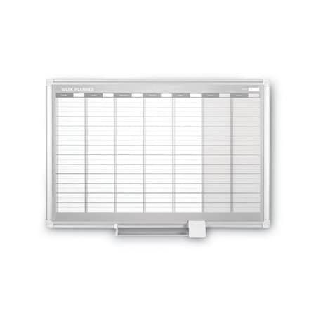 Bi-Silque MasterVisi, Weekly Planner, 36x24, Aluminum Frame GA0396830